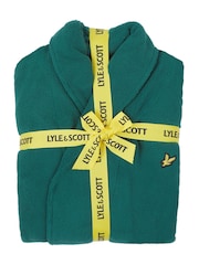 Lyle & Scott Green Lucas Bathrobe - Image 3 of 3