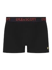 Lyle & Scott Black Miller Underwear Trunks 5 Pack - Image 3 of 6