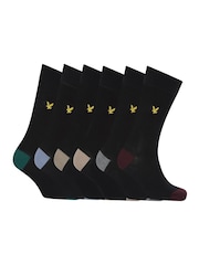 Lyle & Scott Bronson Socks Gift Box 6 Pack - Изображение 1 из 6