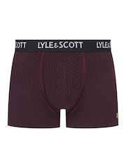 Lyle & Scott Black Hubert Premium Underwear Trunks 3 Pack - Image 2 of 4