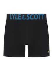Lyle & Scott Black Daniel Underwear Trunks 3 Pack - Image 3 of 4