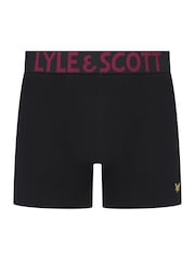 Lyle & Scott Black Daniel Underwear Trunks 3 Pack - Image 4 of 4