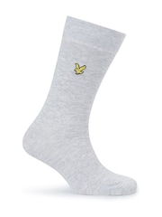 Lyle & Scott Blue Liam Cotton Socks 5 Pack - Image 3 of 6