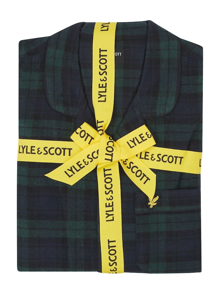 Lyle & Scott Black 100% Cotton Julian Pyjamas Set - Image 6 of 6