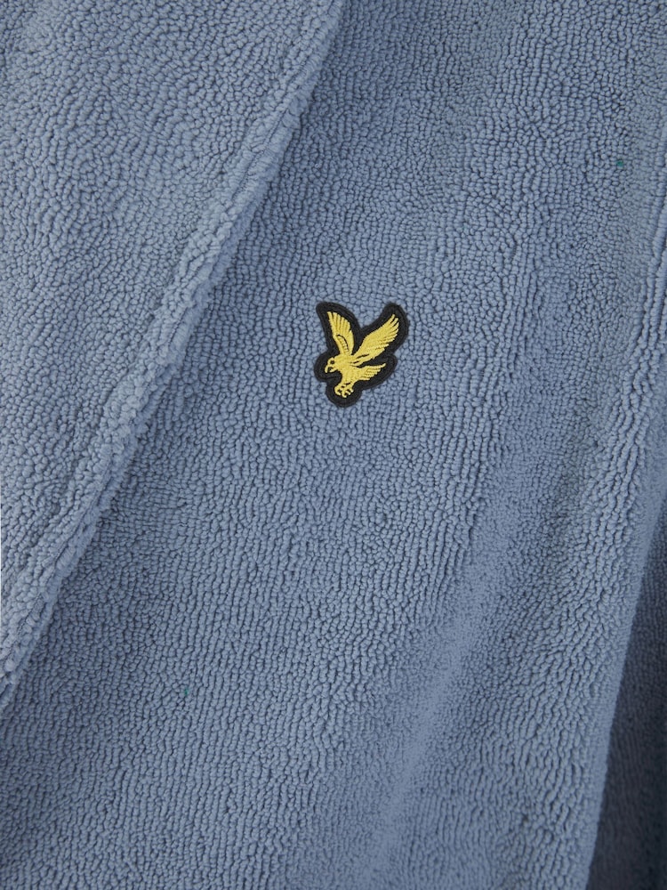 Lyle & Scott Blue Chrome Lucas Bathrobe - Image 2 of 3