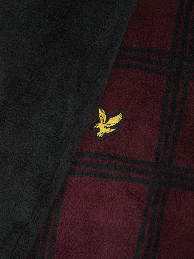 Lyle & Scott Red Cassidy Bath Robe - Image 2 of 3