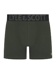 Lyle & Scott Green Daniel Underwear Trunks 3 Pack - Image 2 of 4