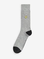 Lyle & Scott Black Liam Cotton Socks 5 Pack - Image 2 of 5