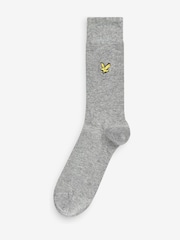 Lyle & Scott Black Liam Cotton Socks 5 Pack - Image 4 of 5