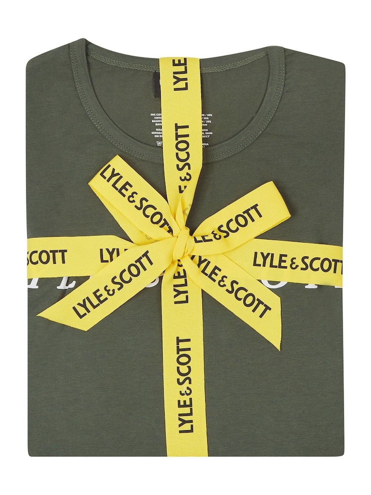 Lyle & Scott Green Oakley Loungewear Set - Image 6 of 6
