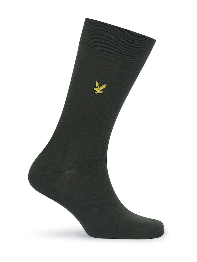 Lyle & Scott Green Victor Socks Gift Box 6 Pack - Image 2 of 6