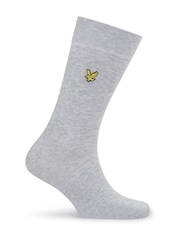 Lyle & Scott Green Victor Socks Gift Box 6 Pack - Image 4 of 6