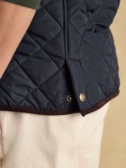 Maynard Navy Diamond Quilted Gilet - Image 7 of 10