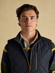Maynard Navy Diamond Quilted Gilet - Image 9 of 10
