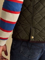 Maynard Green Diamond Quilted Gilet - Image 9 of 10