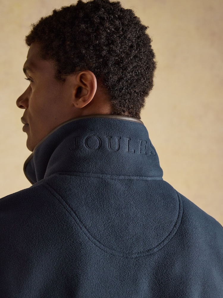 Joules Heritage Fleece Navy Gilet - Image 15 of 15