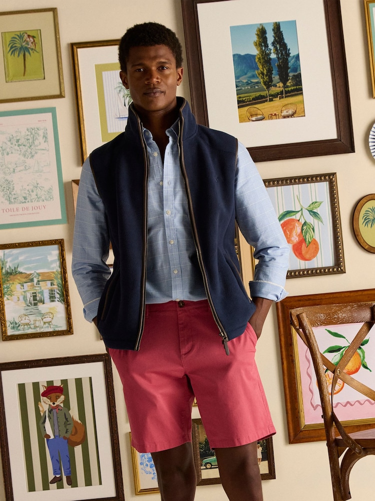 Heritage Fleece Navy Gilet - Image 2 of 13