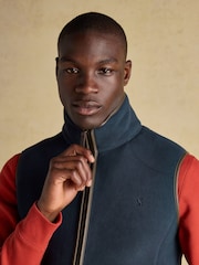 Heritage Fleece Navy Gilet - Image 7 of 13