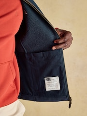 Heritage Fleece Navy Gilet - Image 8 of 13