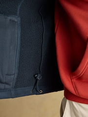 Heritage Fleece Navy Gilet - Image 9 of 13