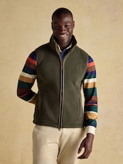 Heritage Fleece Green Gilet - Image 1 of 9