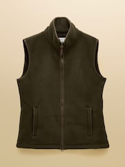 Joules Heritage Fleece Green Gilet - Image 10 of 10