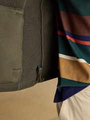 Heritage Fleece Green Gilet - Image 8 of 9