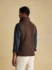 Heritage Fleece Brown Gilet - Image 2 of 13