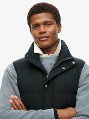 Superdry Blue Non-Hooded Everest Gilet - Image 3 of 3