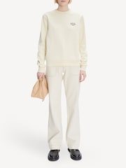 A.P.C. Cream Rue Madame Standard Sweatshirt - Image 3 of 4