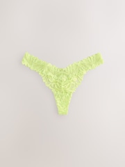 Bright Thong Ultimate Comfort Lace Knickers 7 Pack - Image 7 of 12
