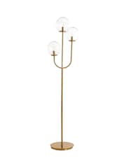 Light & Living Clear 3 Light Magdala Floor Lamp - Image 1 of 3