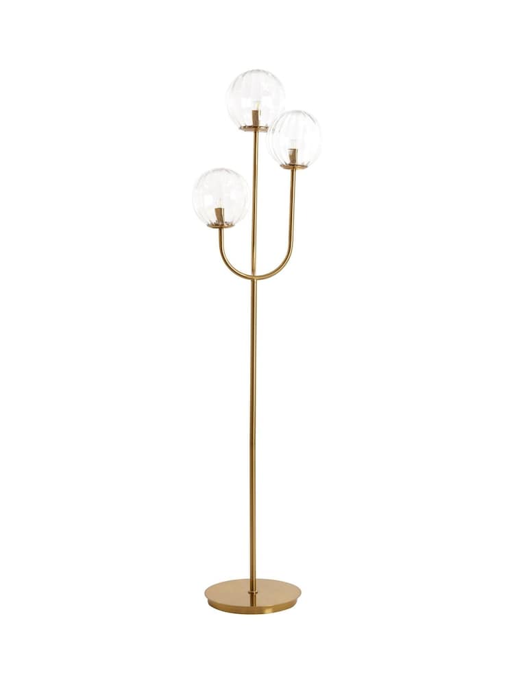 Light & Living Clear 3 Light Magdala Floor Lamp - Image 1 of 3