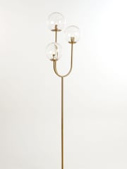 Light & Living Clear 3 Light Magdala Floor Lamp - Image 2 of 3