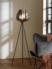 Light & Living Grey Mayson Tripod Floor Lamp - Image 1 of 3