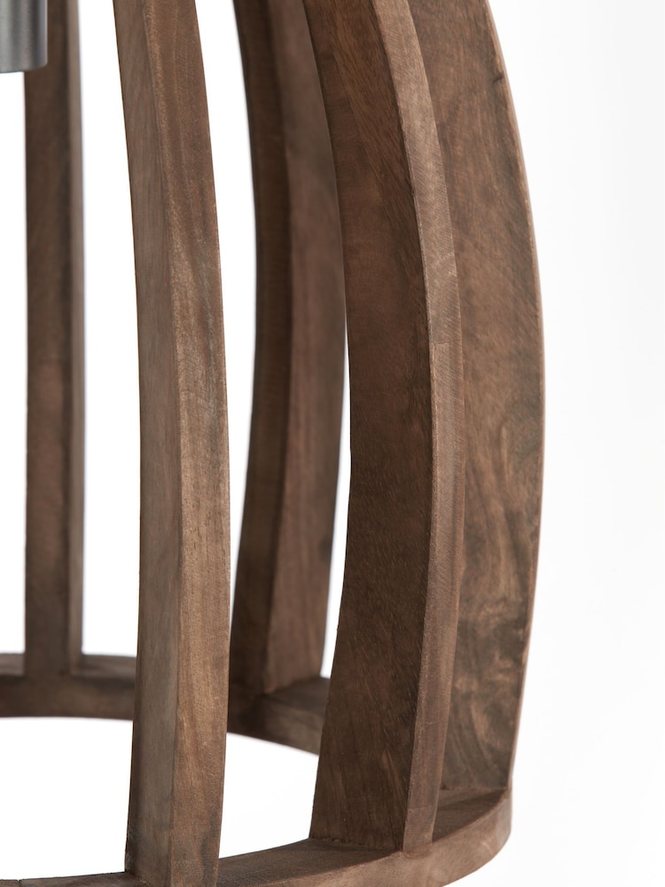 Light & Living Brown Haranka Pendant Ceiling Light - Image 2 of 4