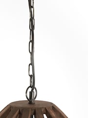 Light & Living Brown Haranka Pendant Ceiling Light - Image 3 of 4
