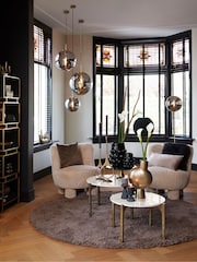 Light & Living Black Medina Pendant Ceiling Light - Image 3 of 3