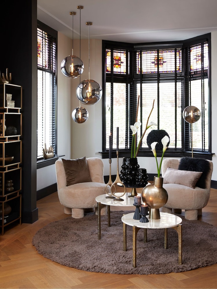 Light & Living Black Medina Pendant Ceiling Light - Image 3 of 3