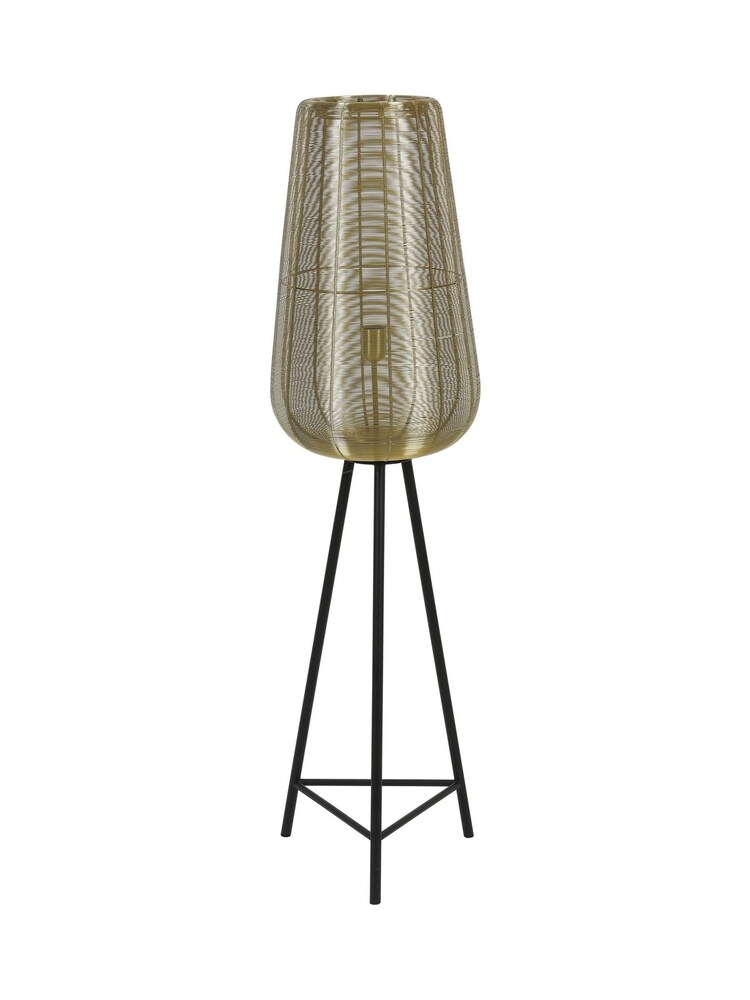 Light & Living Gold Adeta Tripod Floor Lamp - Image 2 of 4 Light & Living Gold Adeta Tripod Floor Lamp - Image 2 of 4
