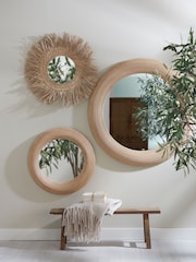 Light & Living Brown Piedre Wall Mirror - Image 1 of 3
