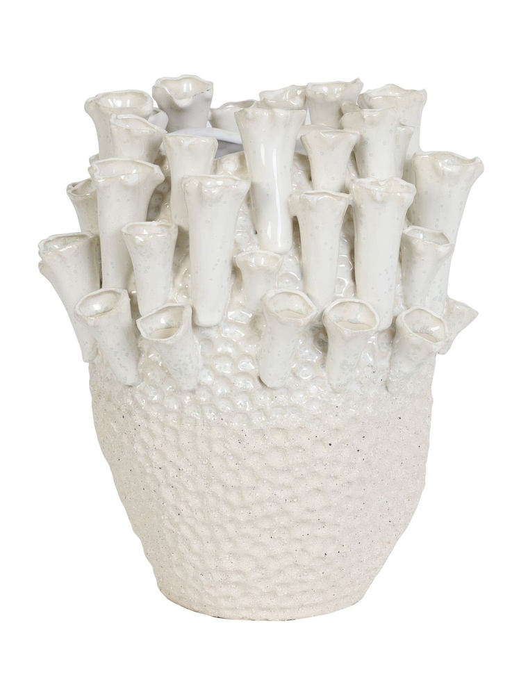 Light & Living White Kyral Vase - Image 3 of 4