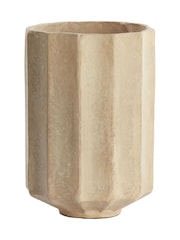 Light & Living White Salou Pot - Image 1 of 4