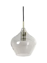 Light & Living Bronze Rakel Smoked Linear 5 Cluster Ceiling Light - Image 4 of 4