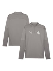Puma Grey Barnsley Training Quarter Zip Top - Image 1 of 3