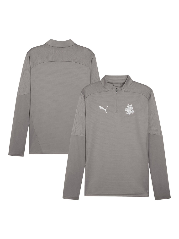 Puma Grey Barnsley Training Quarter Zip Top - Image 1 of 3