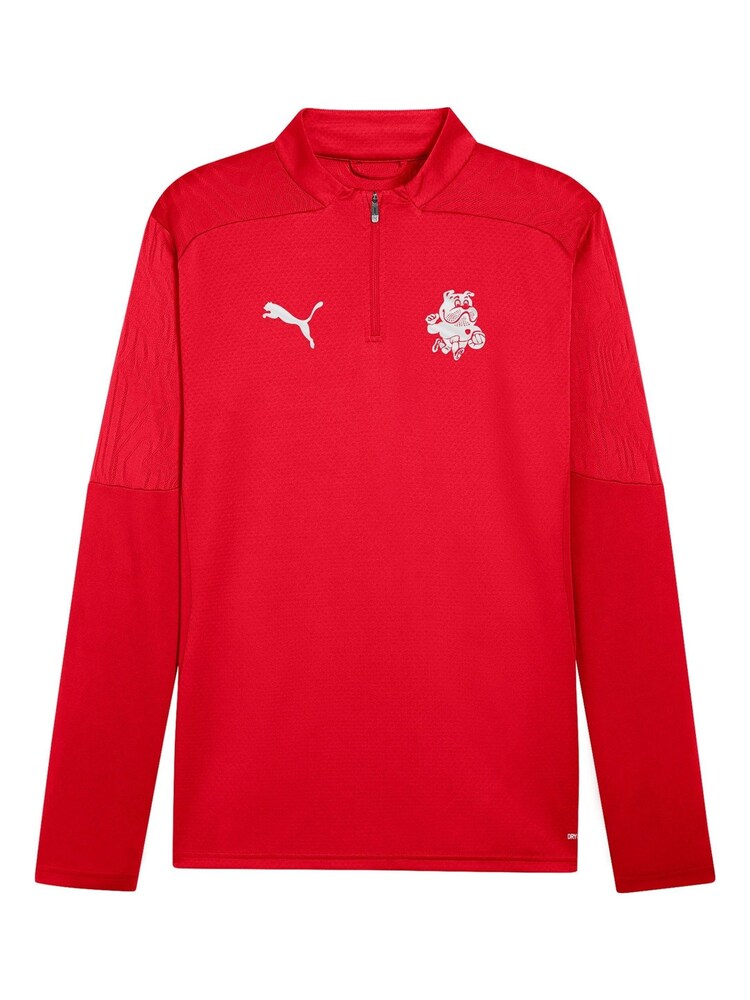 Puma Red Barnsley Training Quarter Zip Top - Image 2 of 3