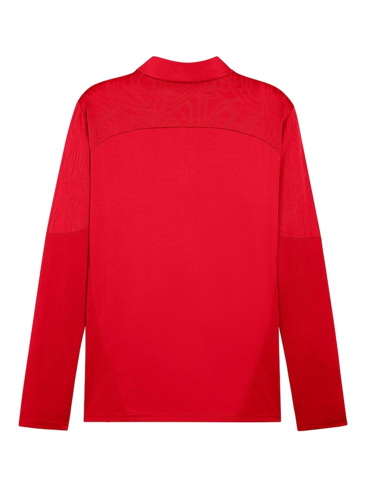 Puma Red Barnsley Training Quarter Zip Top - Image 3 of 3