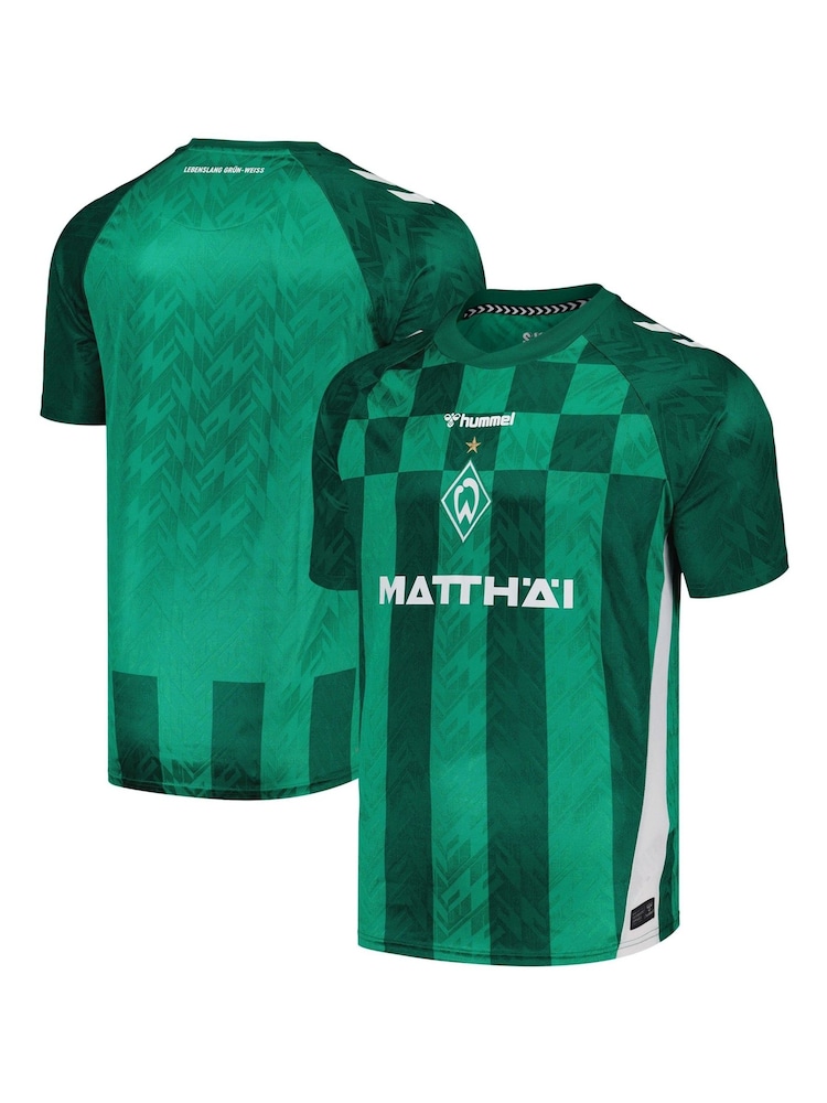 Hummel Green Werder Bremen Home Shirt 2024-25 - Image 1 of 3