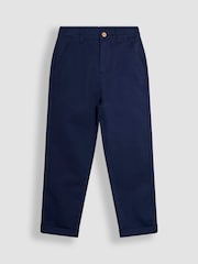 JoJo Maman Bébé Navy Blue Smart Chino - Image 1 of 3